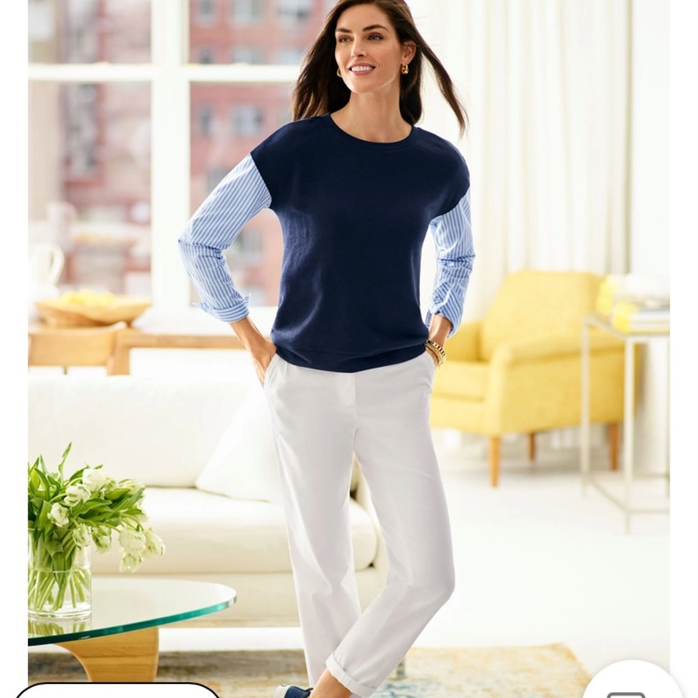 NWT Talbots Relaxed Chinos.